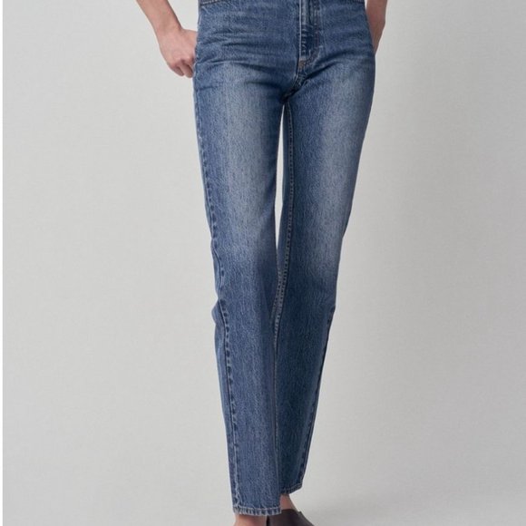 NWT Co Collections Blue Straight-Leg Jeans, Size 25 - Picture 6 of 6